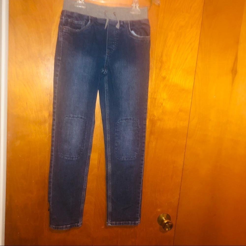 𝅺Hanna Andersson Double Knee Kickstart Slim Jean 12